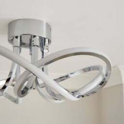 Margot Semi Flush LED Ceiling Light - thumbnail 4