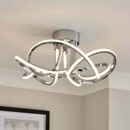 Margot Semi Flush LED Ceiling Light - thumbnail 1