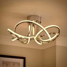 Margot Semi Flush LED Ceiling Light - thumbnail 2