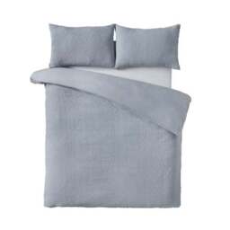 Catherine Lansfield Crinkle Seersucker Duvet Cover & Pillowcase Set - thumbnail 5