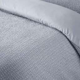 Catherine Lansfield Crinkle Seersucker Duvet Cover & Pillowcase Set - thumbnail 3
