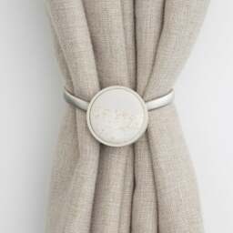 Reactive Glaze Magnetic Curtain Tieback - thumbnail 1