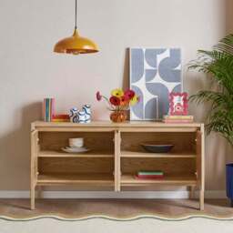 Elements Holmes Large Sideboard, Oak - thumbnail 2