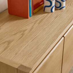 Elements Holmes Large Sideboard, Oak - thumbnail 5