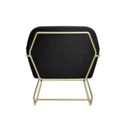 Charles Metal Leg Velvet Occasional Chair - thumbnail 5