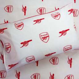 Arsenal Lightning Polycotton Duvet Cover & Pillowcase Set - thumbnail 4