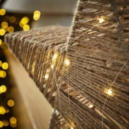 Jute Light Up Star - thumbnail 2