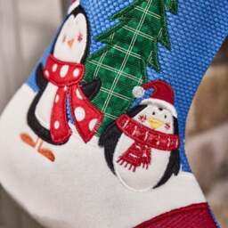 Textured Penguin Stocking & Christmas Sack - thumbnail 4