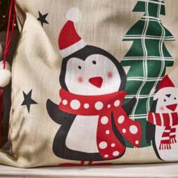 Textured Penguin Stocking & Christmas Sack - thumbnail 3