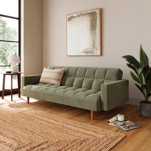 Waffle Chenille Clic Clac Sofa Bed - image 1