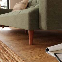 Waffle Chenille Clic Clac Sofa Bed - thumbnail 4