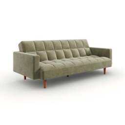Waffle Chenille Clic Clac Sofa Bed - thumbnail 6