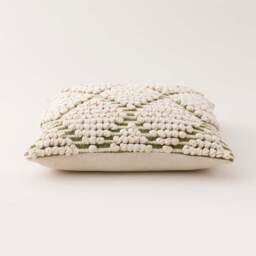 Jersey Bobble Diamond Square Cushion - thumbnail 4