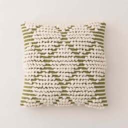 Jersey Bobble Diamond Square Cushion - thumbnail 3