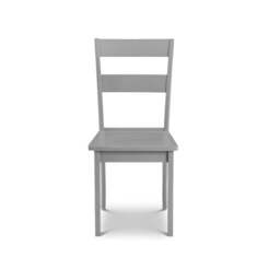 Kobe Set of 2 Dining Chairs, Grey - thumbnail 3