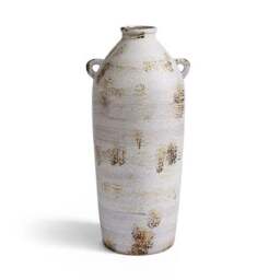 Tall Stone Bottle Vase with Handles - thumbnail 3