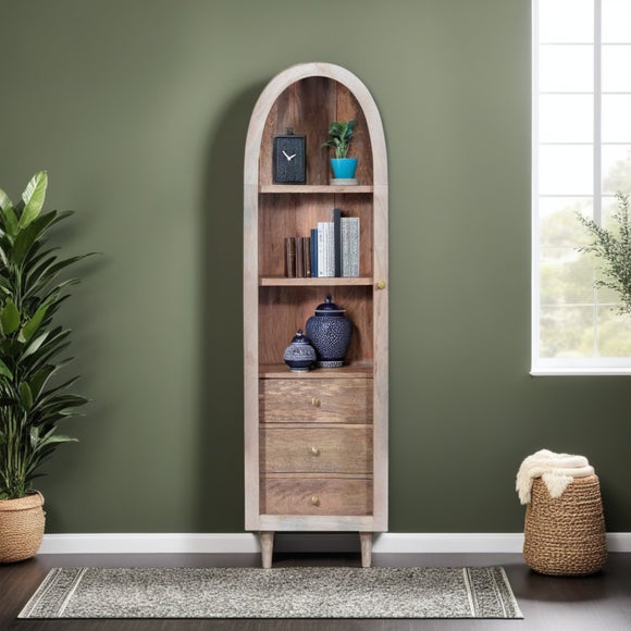 Indus Valley Atomic Single Door Glass Cabinet - image 1
