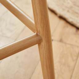 Montreal Bar Stool, Natural Fabric - thumbnail 3