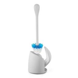 OXO Compact Grey Toilet Brush Canister - thumbnail 2