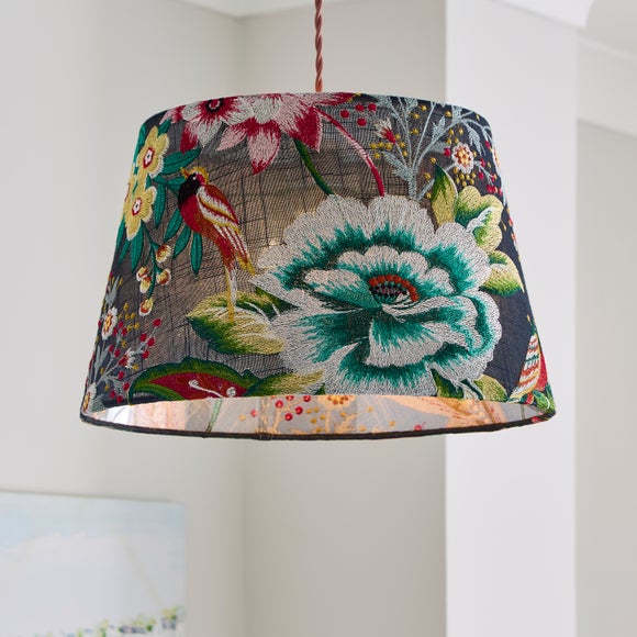 Jasmine Floral Easy Fit Tapered Lamp Shade - image 1