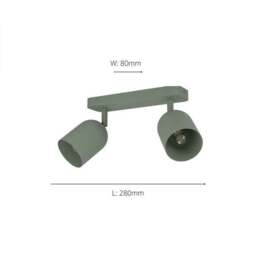EGLO Tilston Minimalist Dual Ceiling Spotlight - thumbnail 4