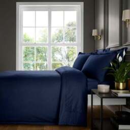 Hotel Cotton Stripe 400 Thread Count Duvet Cover & Pillowcase Set - thumbnail 4