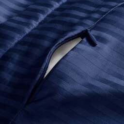 Hotel Cotton Stripe 400 Thread Count Duvet Cover & Pillowcase Set - thumbnail 3