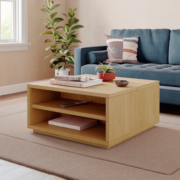 Jose Block Coffee Table with Storage - image 1
