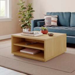Jose Block Coffee Table with Storage - thumbnail 1