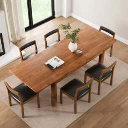 Reeva Extendable 6 to 8 Seater Rectangular Dining Table - thumbnail 5