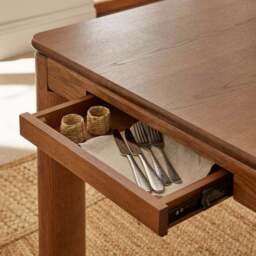 Reeva Extendable 6 to 8 Seater Rectangular Dining Table - thumbnail 4