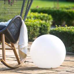 Campanula Ball Colour Changing Rechargeable LED Outdoor Floor Lamp - thumbnail 1