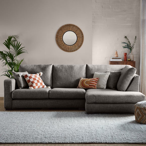Carson Deep Sit Chunky Multi Weave Corner Sofa - image 1