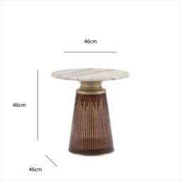 Seville Marble Side Table - thumbnail 6