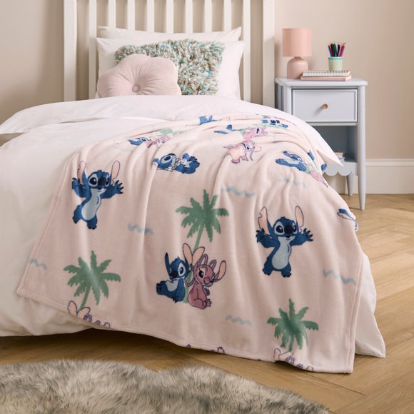 Disney Stitch Fleece Throw Blanket 100cm x 150cm - image 1