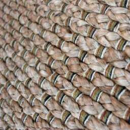 Natural Chunky Jute Woven Doormat - thumbnail 4