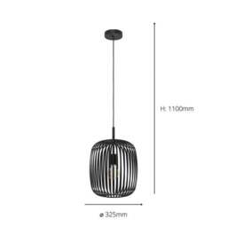 EGLO Romazzina Industrial Adjustable Pendant Light - thumbnail 5
