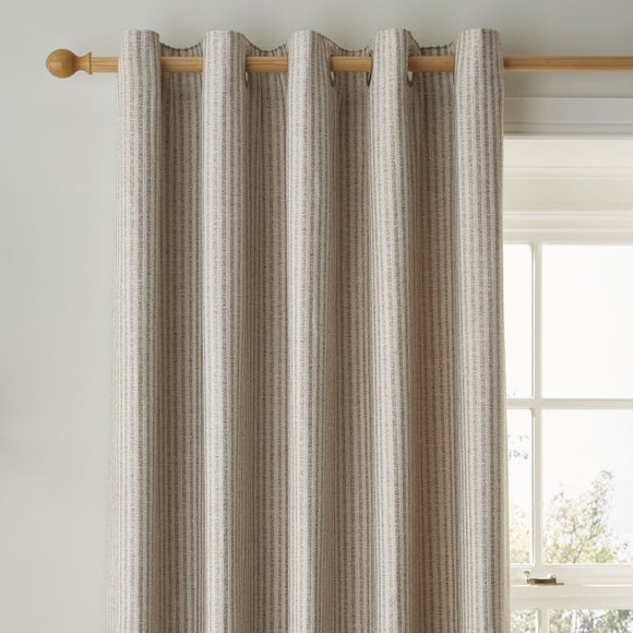 Churchgate Herringbone Stripe Eyelet Curtains - image 1