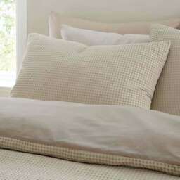 Ashton Waffle 100% Cotton Duvet Cover & Pillowcase Set - thumbnail 2