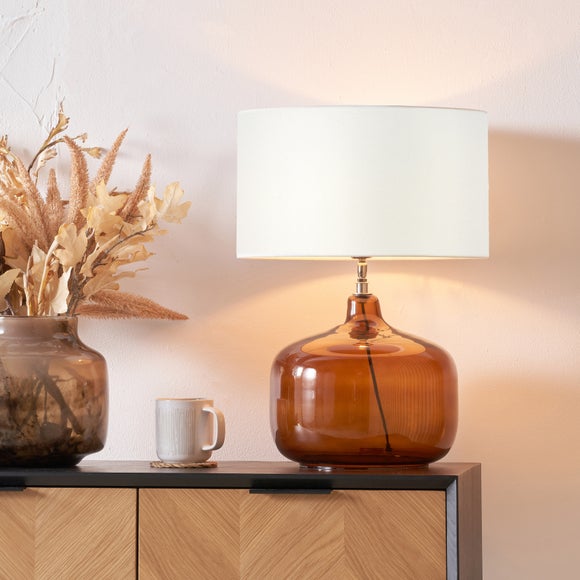 Pacific Lifestyle Corby Harry Glass Table Lamp - image 1