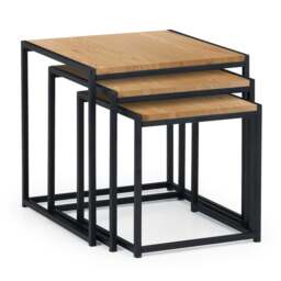 Tribeca Nest of 3 Tables, Oak