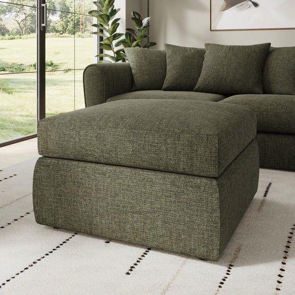 Blake Soft Texture Chenille Footstool - image 1