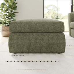 Blake Soft Texture Chenille Footstool - thumbnail 2