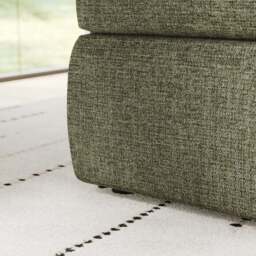 Blake Soft Texture Chenille Footstool - thumbnail 3