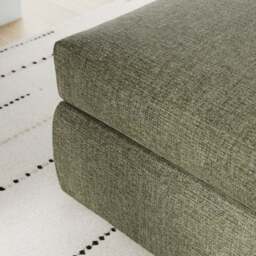 Blake Soft Texture Chenille Footstool - thumbnail 4