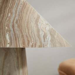 Petros Marble Effect Table Lamp - thumbnail 3
