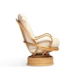 Desser Vale Rattan Laminated Swivel Rocking Chair - thumbnail 4