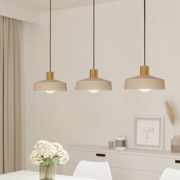 EGLO Valdiola 3 Light Diner Ceiling Light - image 1