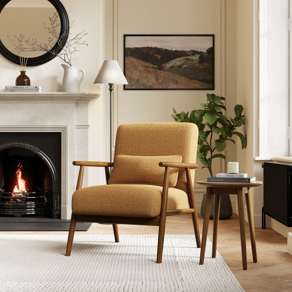 Alpine Spindle Multi Tone Weave Occasional Chair by Dunelm