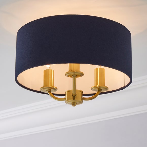 Preston 3 Light Flush Ceiling Light - image 1